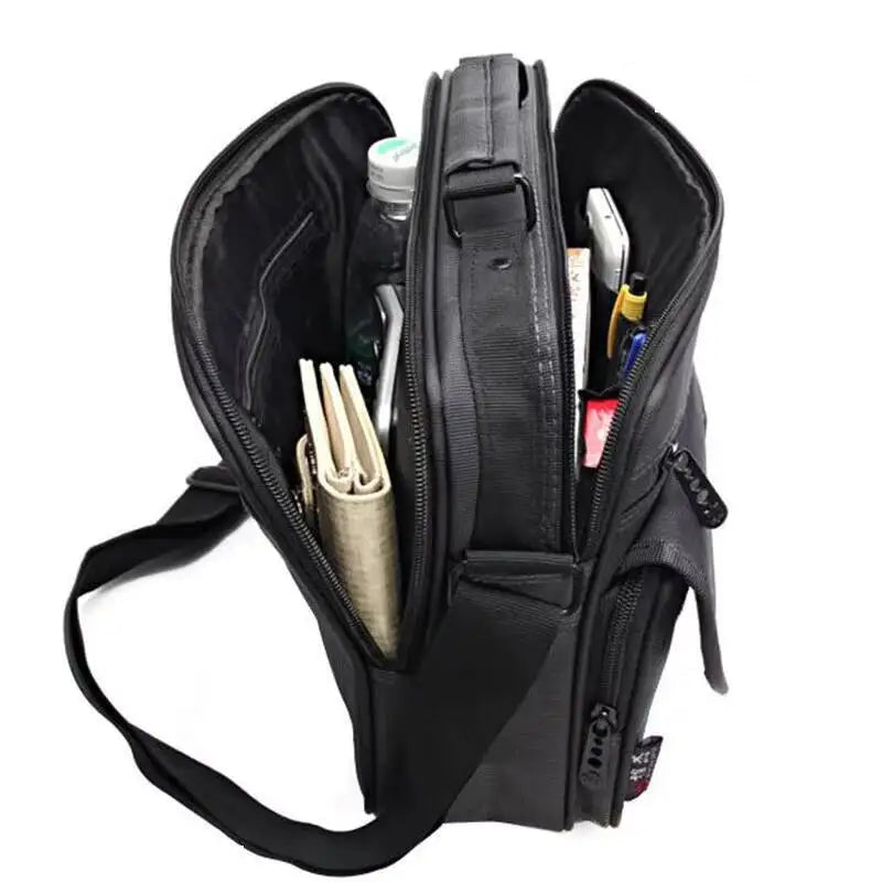 MOTAORA Men's Laptop Briefcase - Top Quality Waterproof Business Shoulder Bag, Classic & Durable Oxford Fabric, Multiple Sizes