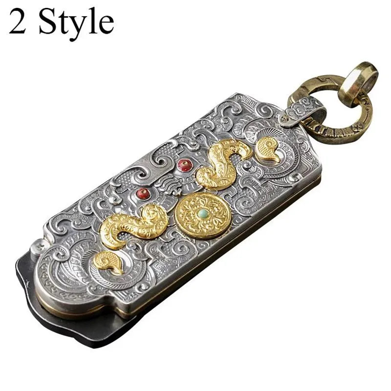 2025 Trend Necklace Pendant Real Sterling Silver 925 Creative Eagle Knife Luxury High Quality Jewelry Man Necklace Woman New P11