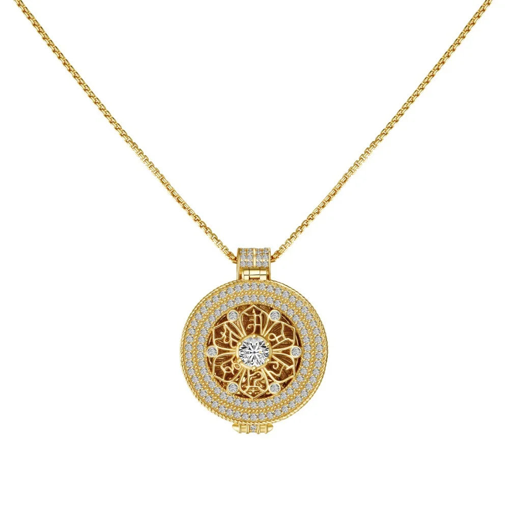 HOT SALE S925 Silver Necklace Women's Retro Light Luxury Design Geometric Transport Necklace Women's Product