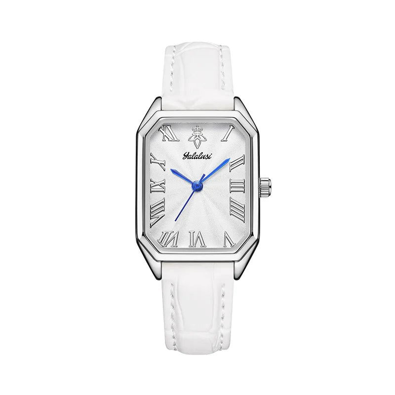 Casual fashion leather belt women's watch light luxury retro women's watch square women's watch high-end luxury
