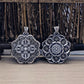 BOCAI S999 Sterling Silver Charm Pendants Hollow Out Lotus Vajra Pestle Hanging Jewelry Pure Argentum Amulet for Men and Women