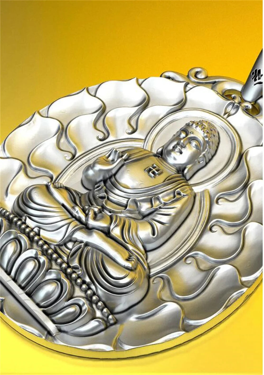 BOCAI S999 Sterling Silver Charms Pendants for Women Men New Fashion Eight Guardian God Zodiac Buddha Amulet Jewelry Wholesale