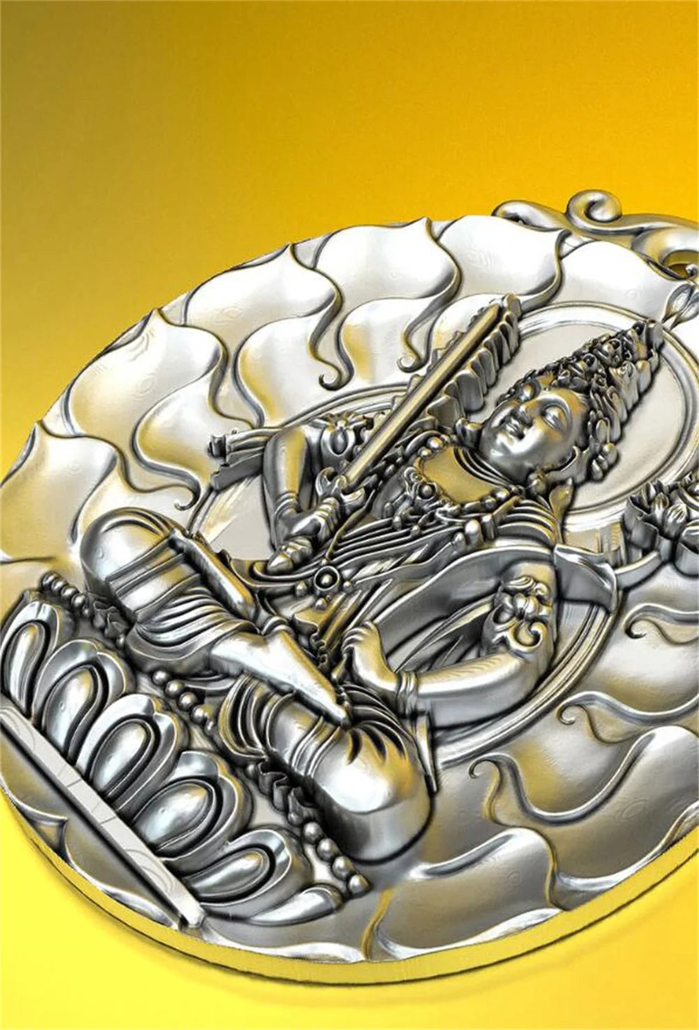 BOCAI S999 Sterling Silver Charms Pendants for Women Men New Fashion Eight Guardian God Zodiac Buddha Amulet Jewelry Wholesale