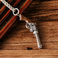S925 Silver Jewelry Retro Thai Silver Revolver Pistol Pendant Men And Women Personality Fashion Charms