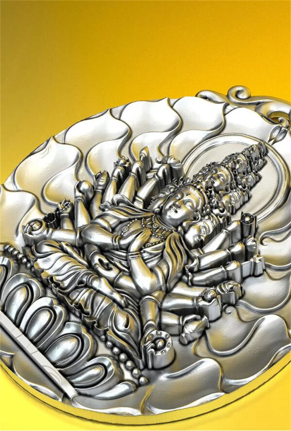 BOCAI S999 Sterling Silver Charms Pendants for Women Men New Fashion Eight Guardian God Zodiac Buddha Amulet Jewelry Wholesale