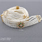 New Gorgeous Woman Pearl Waist Chain Body Belly Chains Adjustable Length Jewelry European Bride Wedding Flower Pearl Belt