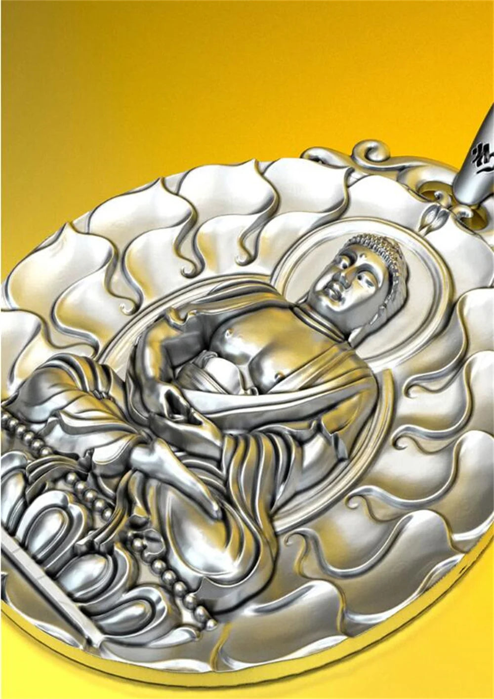 BOCAI S999 Sterling Silver Charms Pendants for Women Men New Fashion Eight Guardian God Zodiac Buddha Amulet Jewelry Wholesale