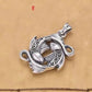 BOCAI New Trendy 100% S925 Silver Pisces Koi Good Luck Ethnic Retro A Pair Of Fish Play In The Water Man and Woman Pendant