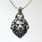 BOCAI 2021 Trend Leo Man Pendant Pure s925 Silver Constellation Lion Personalized Locomotive Rock Necklace Accessories