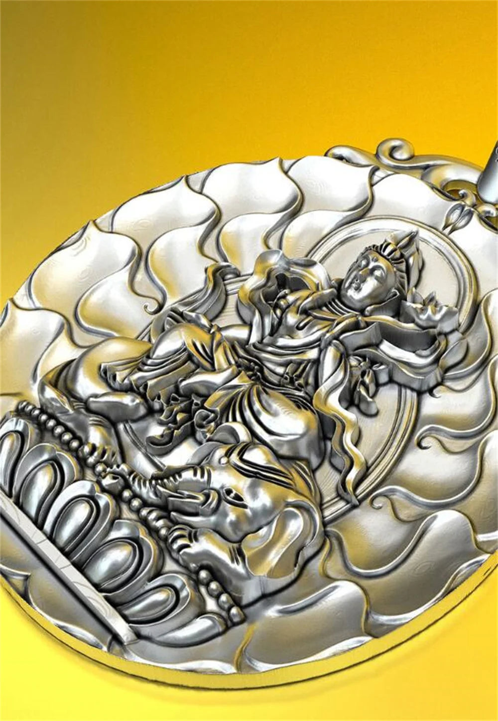BOCAI S999 Sterling Silver Charms Pendants for Women Men New Fashion Eight Guardian God Zodiac Buddha Amulet Jewelry Wholesale