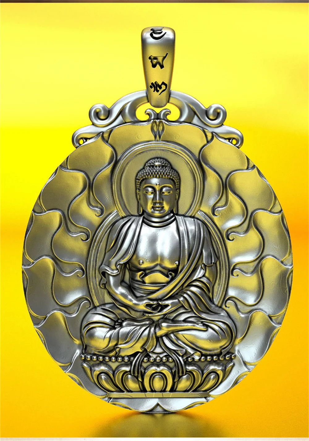 BOCAI S999 Sterling Silver Charms Pendants for Women Men New Fashion Eight Guardian God Zodiac Buddha Amulet Jewelry Wholesale