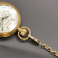 Antique London 1856's  5 Hand Small Dial Mechanical Pocket Watch Roman Number Open Face Fob Watch Gift Clock