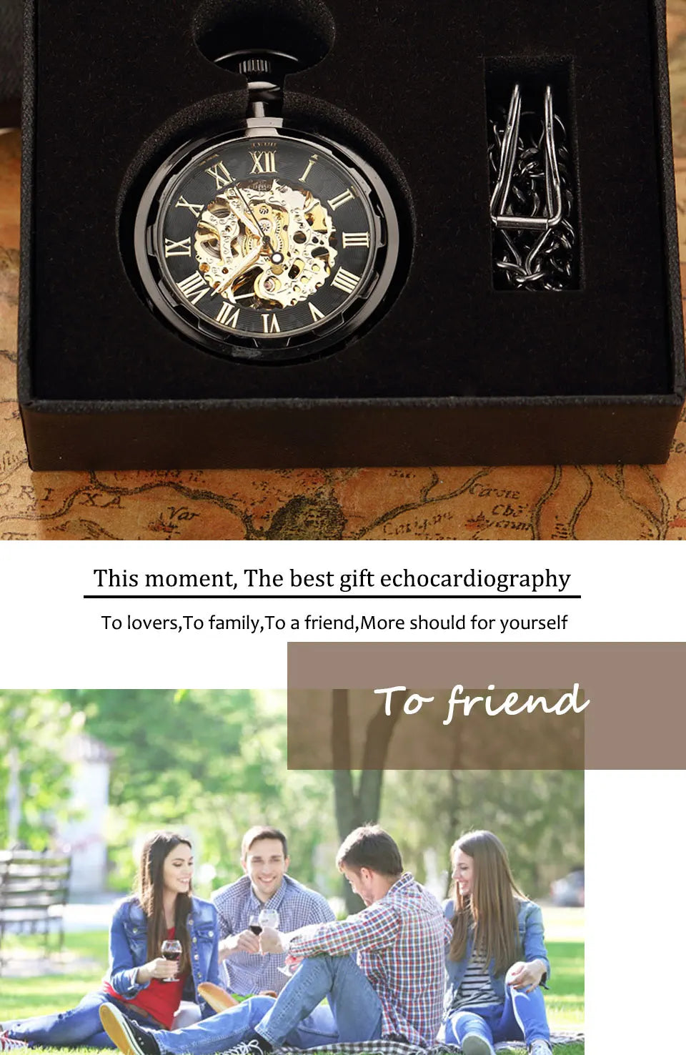 Luxury Antique Skeleton Mechanical Pocket Watch Men Steampunk Mechanical Fob Watches Clock Pendant Hand-winding Relogio De Bolso