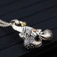 BOCAI 2022 New Trend S925 Sterling Silver Jewelry Individual Retro Scorpio Flame Iron Scorpion Man Pendant Valentine's Day Gift
