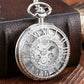 Steampunk Skeleton Mechanical Pocket Watch Men Women Antique Luxury Brand Necklace Pocket & Fob Watches Chain Male Female Clock