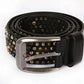 Genuine Leather Bling Rhinestones Studded Belt For Western Women Men Fashion Girls Luxury Ceinture Rivet Cowgirl Cowboy Belts