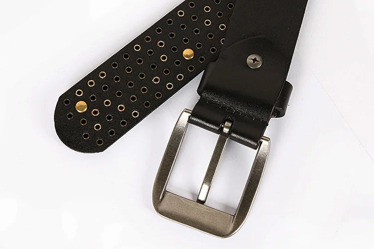 Genuine Leather Bling Rhinestones Studded Belt For Western Women Men Fashion Girls Luxury Ceinture Rivet Cowgirl Cowboy Belts