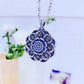 BOCAI S999 Sterling Silver Charm Pendants Hollow Out Lotus Vajra Pestle Hanging Jewelry Pure Argentum Amulet for Men and Women