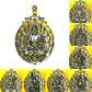 BOCAI S999 Sterling Silver Charms Pendants for Women Men New Fashion Eight Guardian God Zodiac Buddha Amulet Jewelry Wholesale