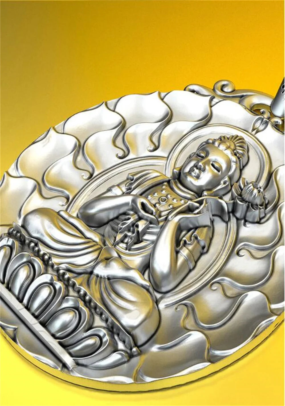 BOCAI S999 Sterling Silver Charms Pendants for Women Men New Fashion Eight Guardian God Zodiac Buddha Amulet Jewelry Wholesale