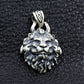 BOCAI 2021 Trend Leo Man Pendant Pure s925 Silver Constellation Lion Personalized Locomotive Rock Necklace Accessories