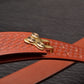 Cavalry genuine copper buckle belt, hand strap Cavalry men's casual pants belt 100% cowhide genuine leather men's denim belt