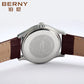 Quartz Wristwatches Calendar Clock Vintage Brown Leather Ladies Wristwatch Luxury Fashion Elegant Women Watches Waterproof 3Bar