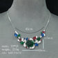 New S925 Silver Necklace High Carbon Diamond Fruit Bag Jewelry Exquisite Retro Girl Necklace Wedding Jewelry