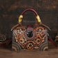 Motaora New Embossed Shoulder Bag For Women's 2025 Vintage Handmade Handbag Female PU Leather Big Capacity Crossbody Bags Purse
