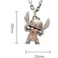 BOCAI Original S925 Sterling Silver Stitch Star Baby, cute Cartoon Pendant for Men and Women Couple Sweater Chain Birthday Gift