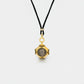 MuShan Luxury Brand Ancient Greek Sheep Horn Emperor Coin Necklace 18k Gold Plated 925 Sterling Silver Pendant Necklaces Jewelry