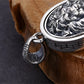 Genuine S925 Sterling Silver Charm Pendants for Women Men New Fashion Relief Lion Head Rotatable Vintage Punk Jewelry Wholesale
