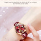 OLEVS Brand Ladies' Watch Fully Automatic Mechanical Watch Fashion Leather Strap 6601
