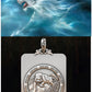 BOCAI S999 Sterling Silver Charms Pendants for Women Men New Fashion Solid Zodiac Tiger Square Punk Jewelry Amulet Wholesale