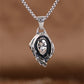 Genuine BOCAI S925 Sterling Silver Pendants for Women Men New Fashion Relief Rose Goddess Punk Vintage Jewelry Wholesale
