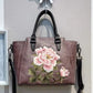 MOTAORA 2025 New Chinese Style Women's Leather Shoulder Bag | Embroidery Flower Handbag