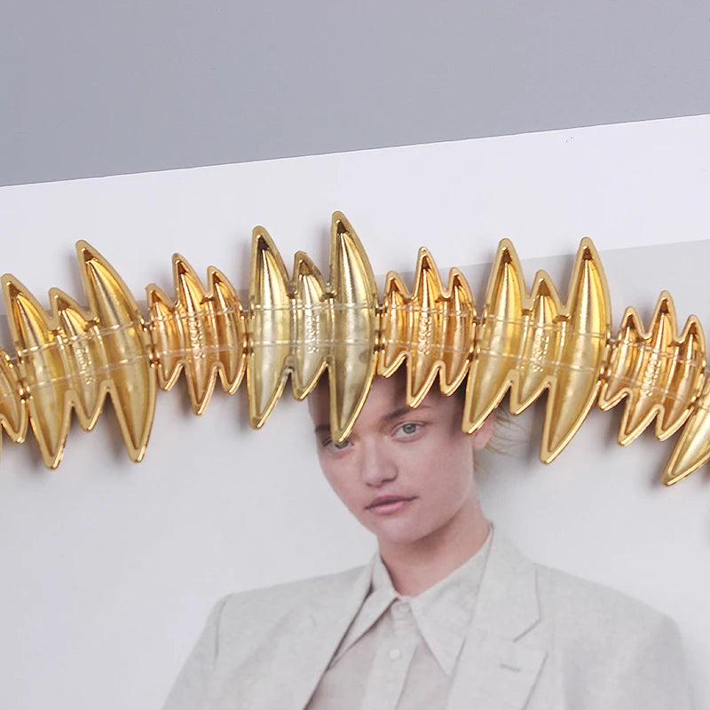 2024 New Designer Belts For Women High Quality Luxury Brand Female Elastic Gold Belt Ladies Waist Fish Metal Dress Waistband