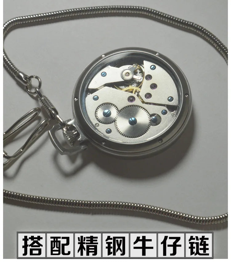 Men's mechanical pocket watch 6497 hand-wound manual mechanical movement niche classic vintage bracelet