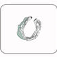 F.I.N.S S925 Sterling Silver Irregular Shaped Hoop Earrings Enamel Zircon Small Piercing Ear Buckles Retro Old Fine Jewelry
