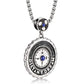 Necklace Pendant 925 Sterling Silver Lapis Lazuli Compass Luxury Fine Jewellery Woman Man 2025 St Valentine Day Love Gift P41