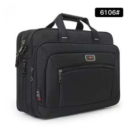 15.6" Laptop Bag Large Capacity Waterproof Business Briefcase Messenger Shoulder Bag for Men Women Travel Work Office Commuter