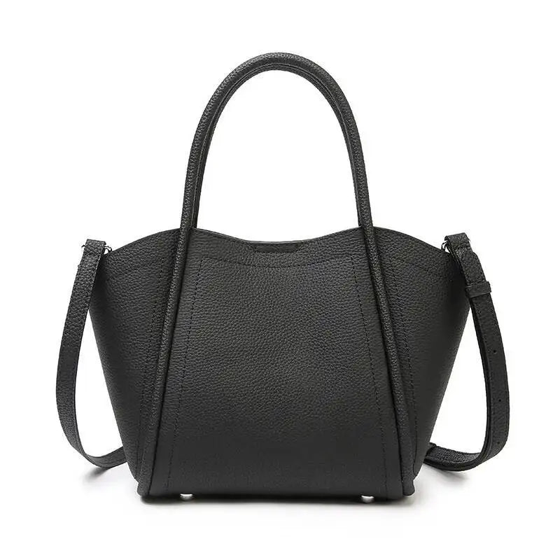 MOTAORA Women's Genuine Leather Crossbody Bag, Fashion Casual Shoulder Bag for Ladies, Cowhide Handbag, Trendy Women's Purse