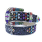 New Unisex Y2K Belt Shine Women Men Plus Size Punk Rhinestone Belt Crystal For Jeans Pants Gift