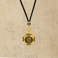 MuShan Luxury Brand Ancient Greek Sheep Horn Emperor Coin Necklace 18k Gold Plated 925 Sterling Silver Pendant Necklaces Jewelry