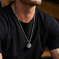 Necklace Pendant 925 Sterling Silver Lapis Lazuli Compass Luxury Fine Jewellery Woman Man 2025 St Valentine Day Love Gift P41