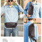 COSMO Men's Genuine Leather  for Travel & Sports Anti-Theft Phone Pouch