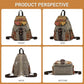 MOTAORA Handmade Women's Bohemian Backpack Vintage Canvas Mini Rucksack Ethnic Geometric Print Travel Casual Daypack Lightweight