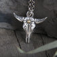 Real s925 Sterling Silver Pendant For Men Retro And Domineering Bull Head Pendant European And American Punk Style Jewelry