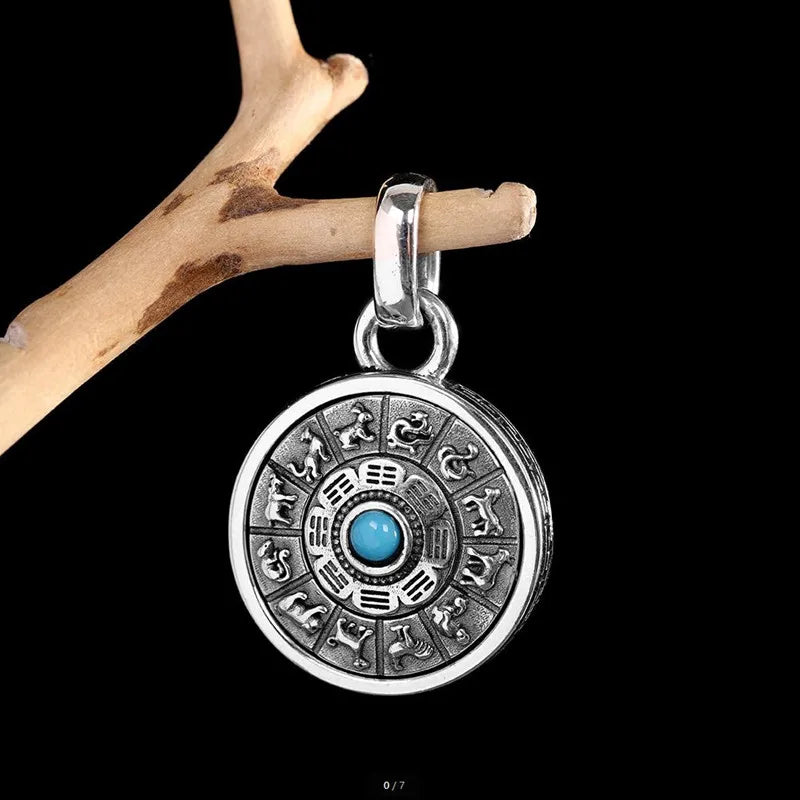 2025 Trend Necklace Pendant Real Sterling Silver 925 Zodiac Signs Vajra Luxury High Quality Jewelry Man Necklace Woman New In P5