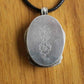 SL011 Vintage Tibetan Sterling Silver 925 Mantra Kalachakra Prayer Box Gau Amulet Pendant For Men